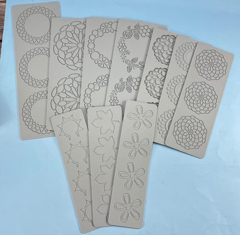 Amazon | シリコンレースマット シュガークラフト印象型食用ケーキ